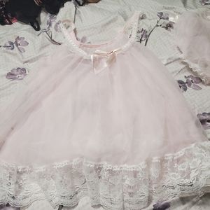 Vintage baby doll neglige set